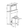 Montpellier Downdraft Cooker Hood 90cm - Installments Available