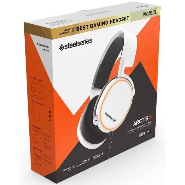 Steelseries Arctis 5 White (2019 Edition) Headset - Winstore