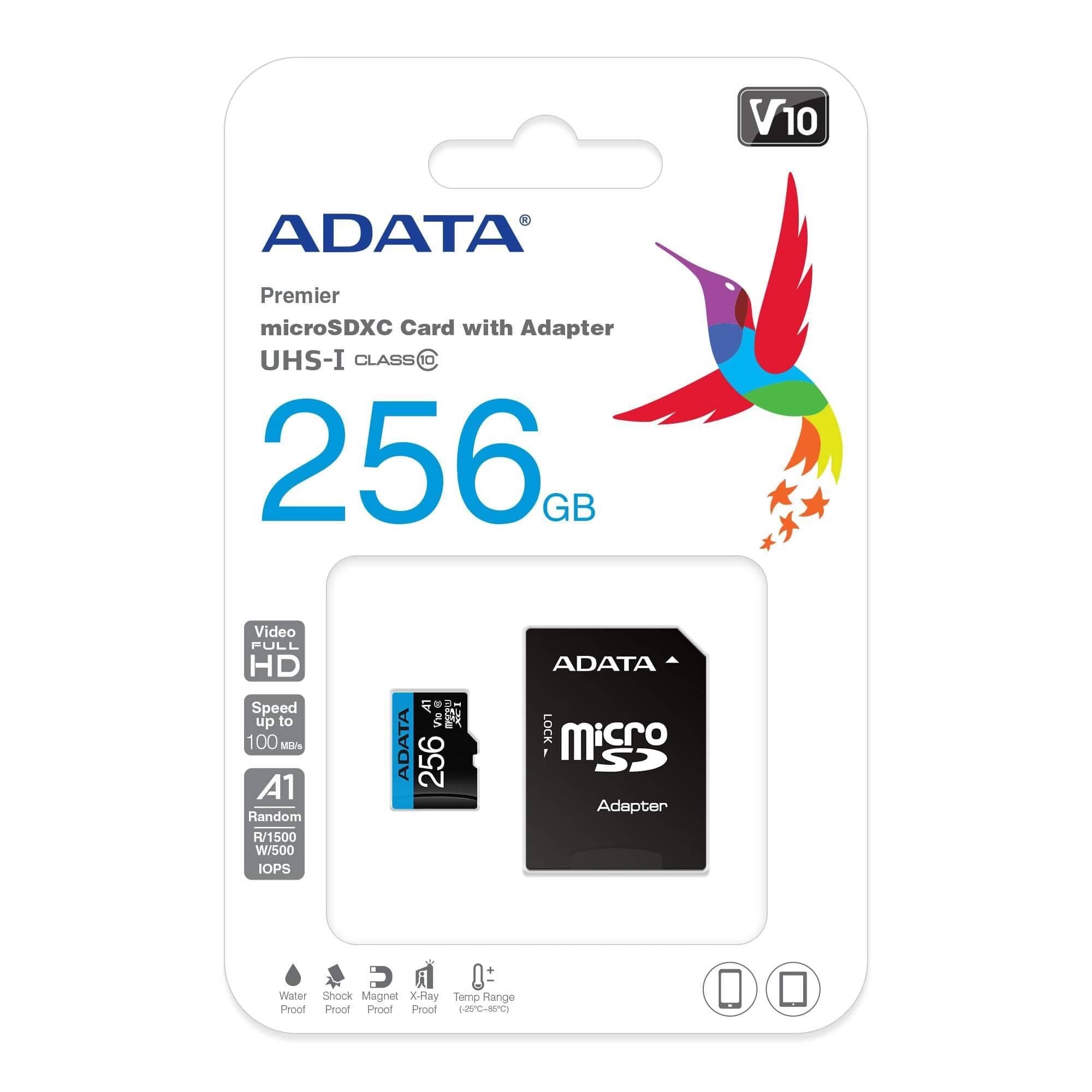 Adata 256Gb Micro SD Memory Card - Winstore