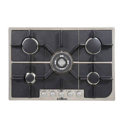 Hoover Gas Hob HGH75SQDX Stainless Steel – Stylish & Efficient