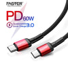 FASTER FC-60W Type-C To Type-C 3A PD Cable QC3.0 And PD3.1 Compatible