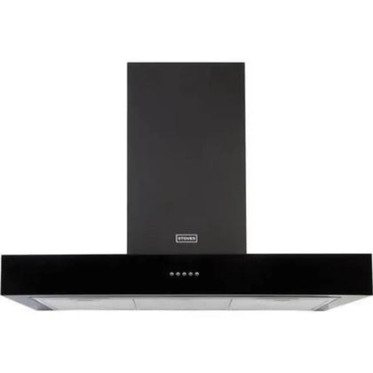 Stoves Cooker Hood Flat 444443552 S900 Sterling MK2 90 cm Black