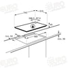 AEG 5-Burner Gas Hob 75 cm – Powerful & Versatile