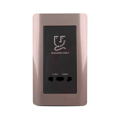 Zencelo Universal Shaver Socket (Vertical) - Silver Bronze