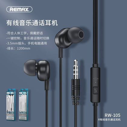 Remax Stereo Handsfree RW-105 - Installments Available