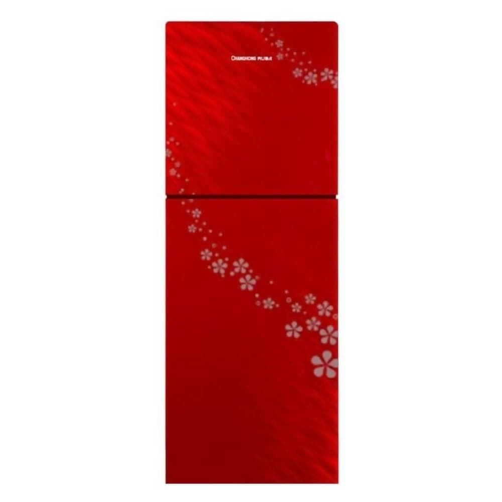 Changhong Ruba DD308GPK-GPR2 11 Cubic Feet Glass Door Refrigerator - Winstore