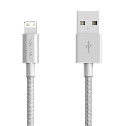 Romoss CB12n-560-03 Nylon - Lightning Cable (Silver) - Winstore