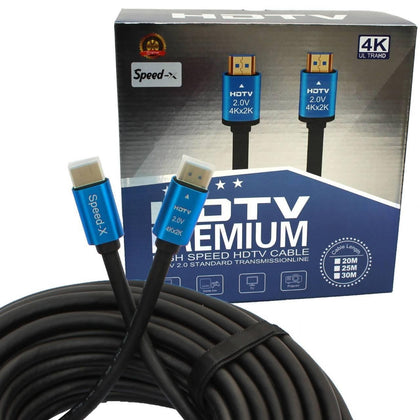 Speed-x 2.0v Hdmi Premium Cable Ultra Hd 4k 25m (7329503510783)