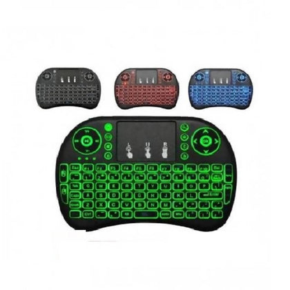 Mini Touch Pad RF 500 Wireless Keyboard Mouse With 3 Color Backlight (7198396580095)