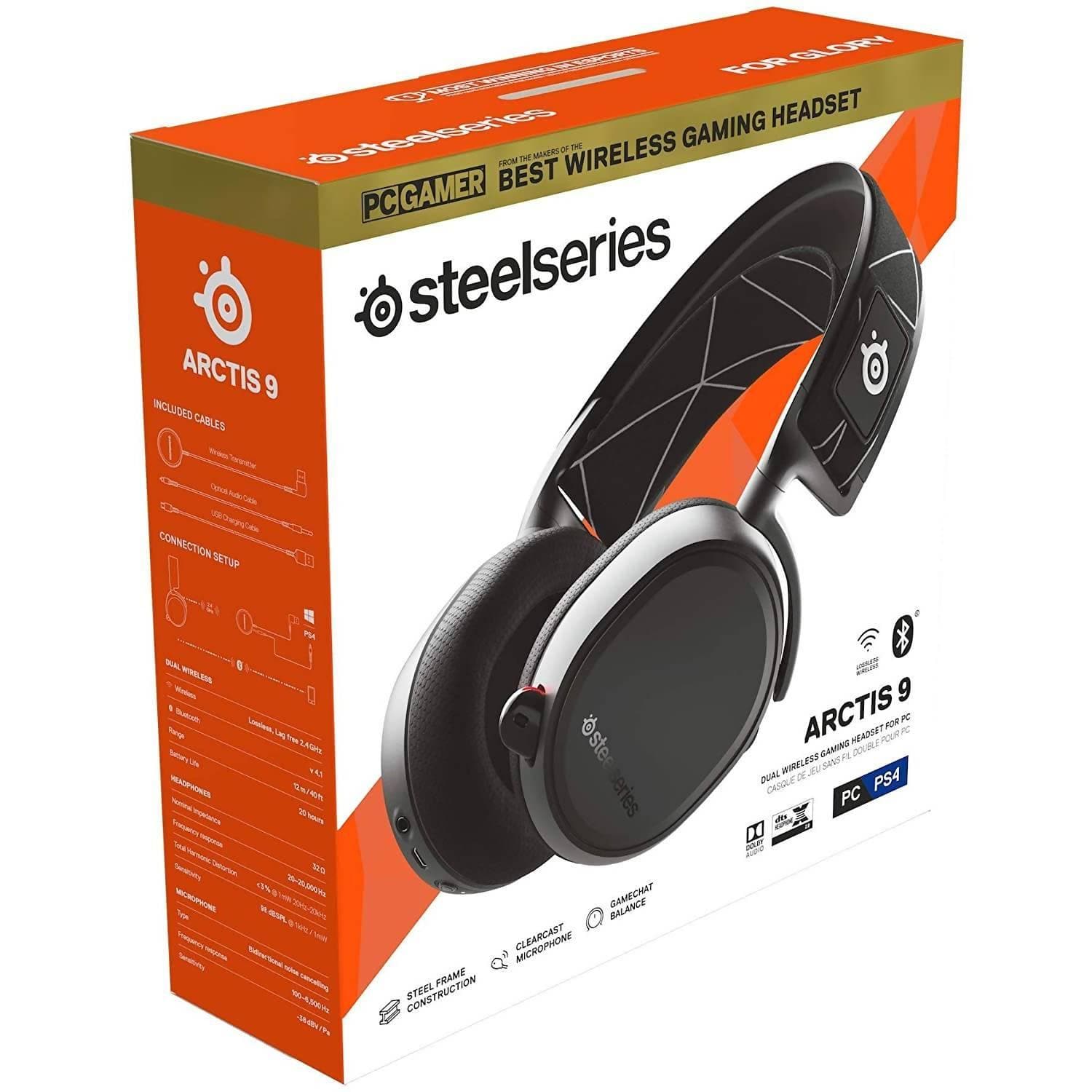 Steelseries Arctis 9 Black (Wireless Edition) Headset - Winstore