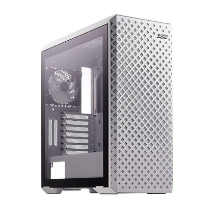 XPG Defender Pro Mid Tower Gaming Chassis (White) - Winstore