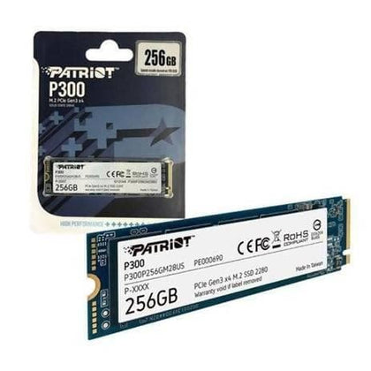 PATRIOT P300 256GB M.2 NVME SSD Hard Drive - Winstore