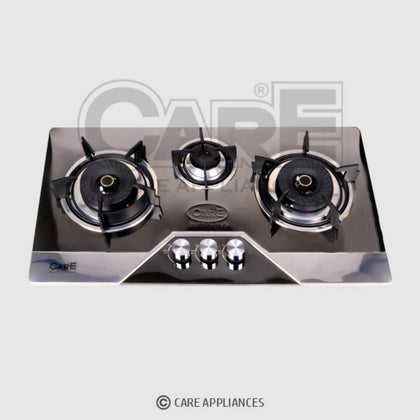 Care SB 444 Steel Top (3 Burners) Built In Hobs