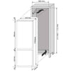 Hoover Integrated Fridge Freezer 250L - Efficient & Sleek