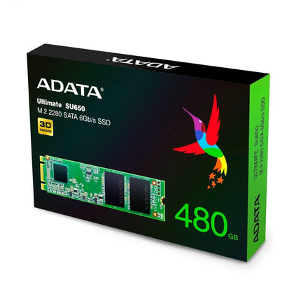 Adata SU650N 480GB SSD M.2 (DOUBLE CUT) Hard Drive - Winstore