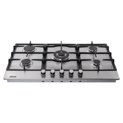 B-ZWEB 5 Burner Stainless Steel Gas Hob