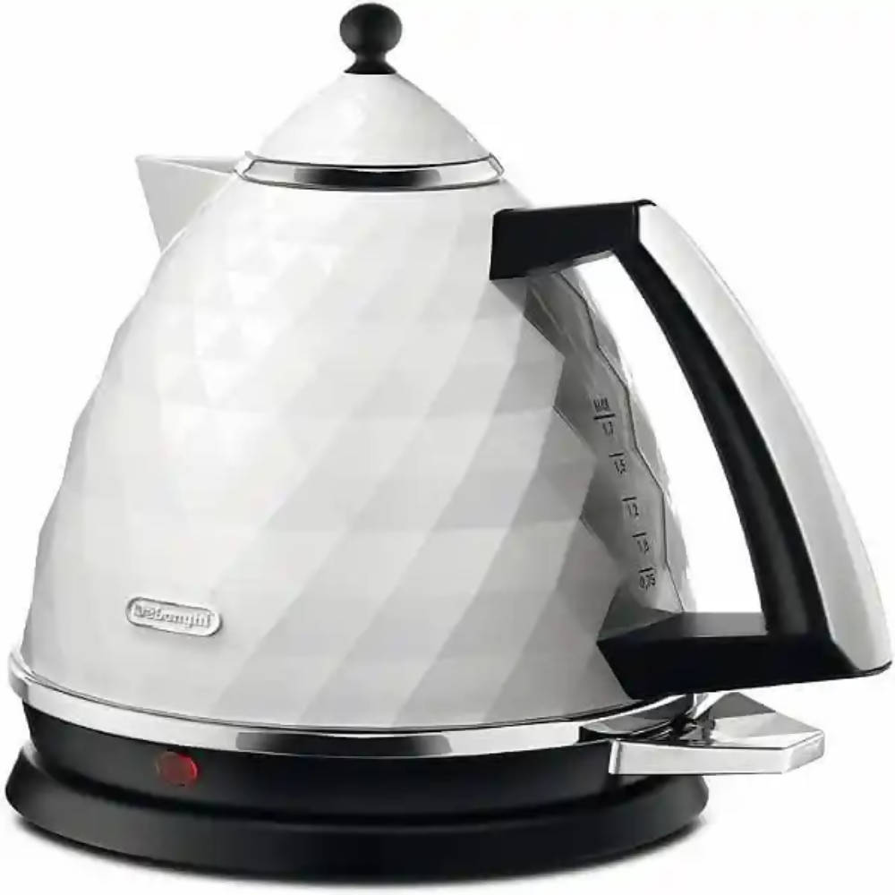 De Longhi Brillante Kettle White Elegant Efficient Winstore
