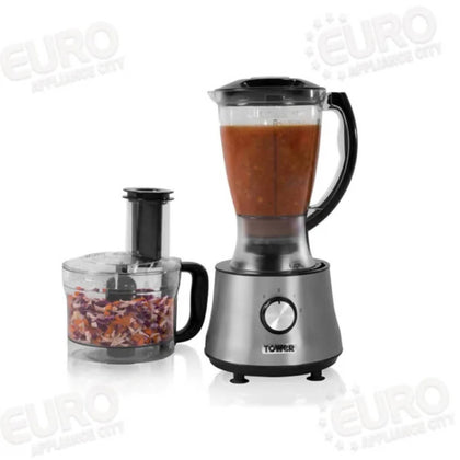 Tower 2-in-1 Food Processor and Blender – Versatile Kitchen Tool