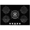 Hoover 5-Burner Gas Hob HGV75SQCB – Premium Performance